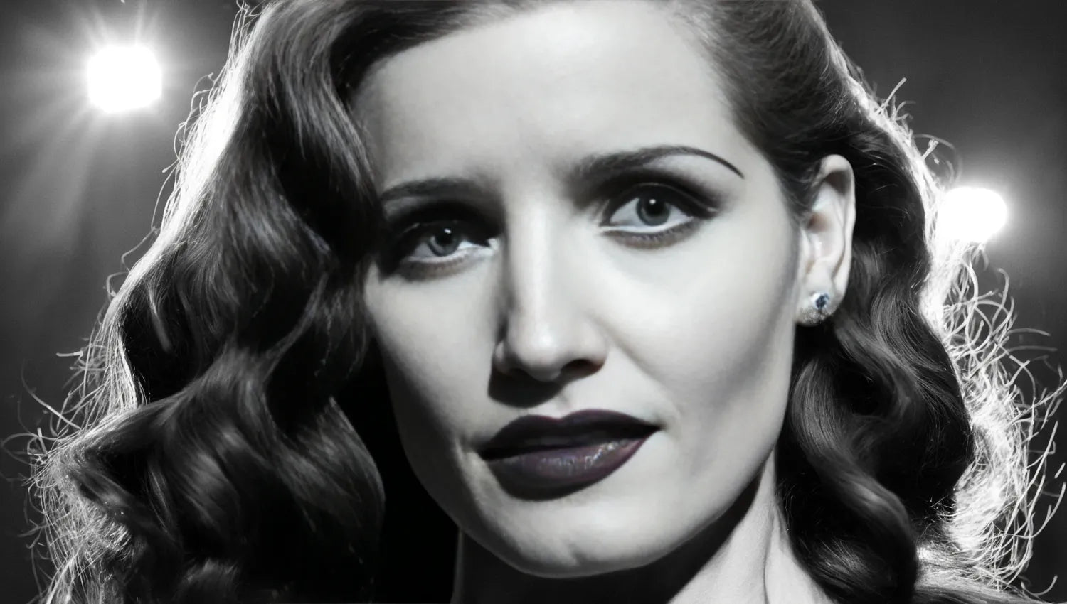 Jessica Chastain in a 1940s Movie