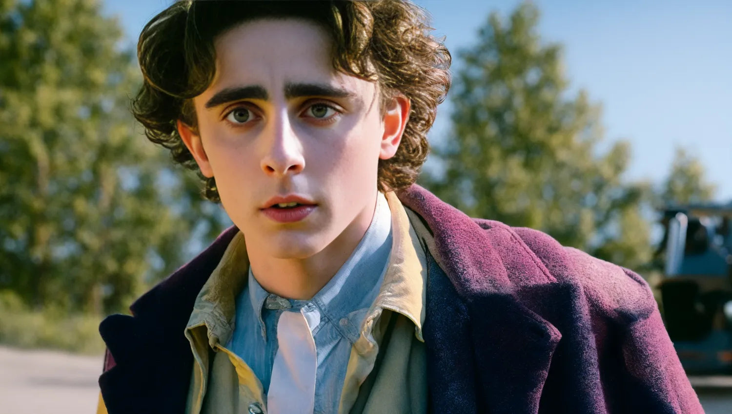 Timothee Chalamet in Back to the Future