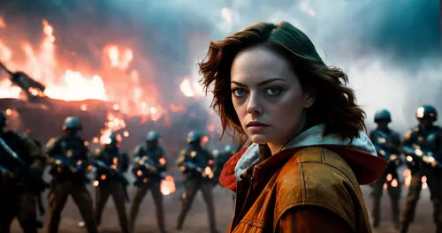 Emma Stone War Movie Concept