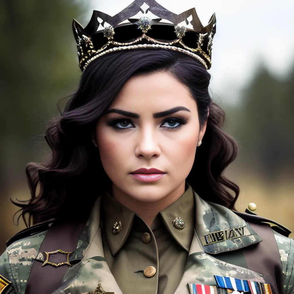 Princess Soldier Photorealistic Character Portrait StoryVision