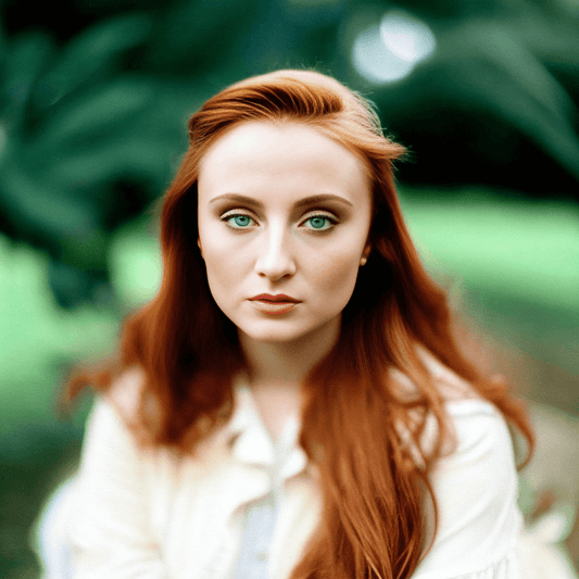 Sophie Turner Photorealistic Character Portrait StoryVision